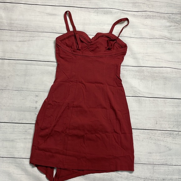 Free people Intimately Red Monroe Mini Dress - Picture 2 of 6